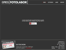 Tablet Screenshot of express-fotolabor.com